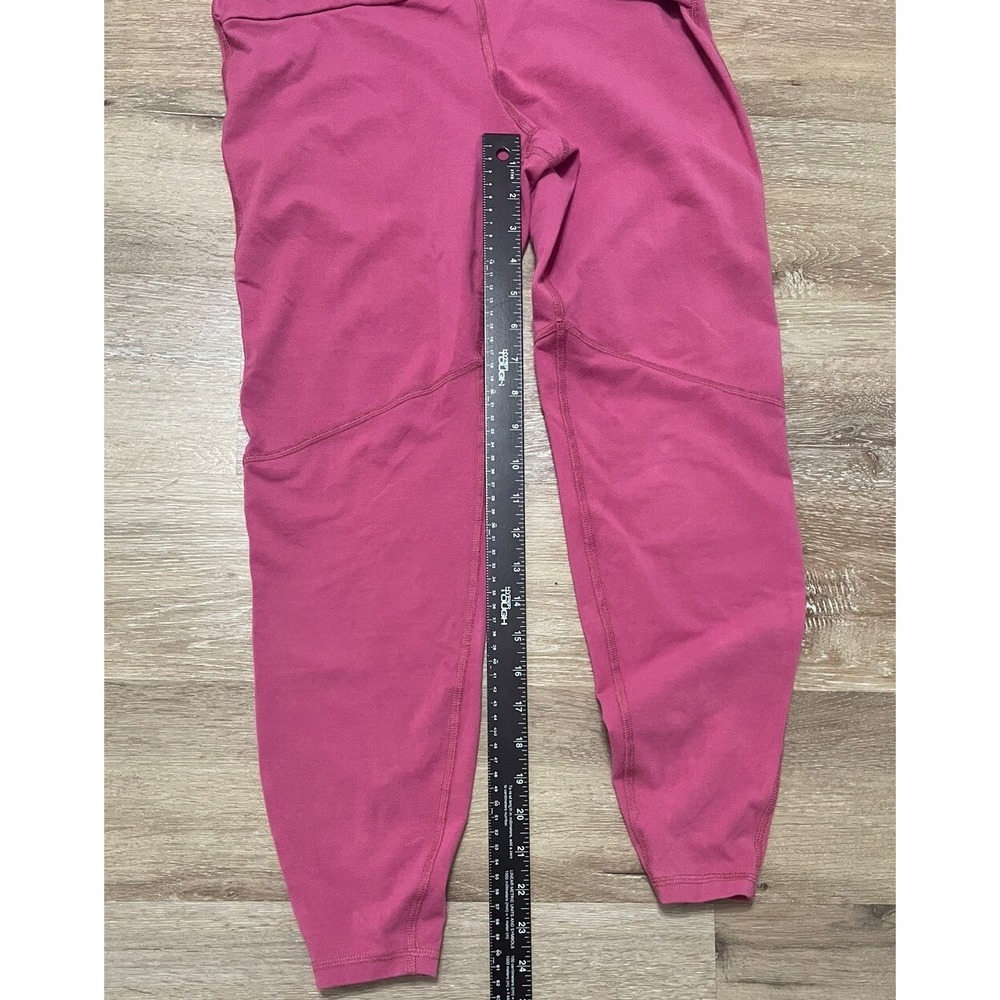 Gap Fit Athletic Leggings Gfast Womens Large Magenta Pink Criss Cross NWT - Picture 4 of 8